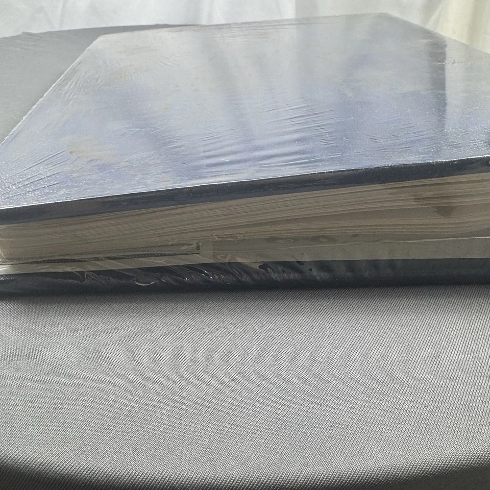 Pioneer Blue Leatherette Photo Album 100 Magnetic Fast Stick 50 Sheets 3 Ring